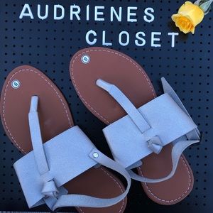 Silver Jana Sandals